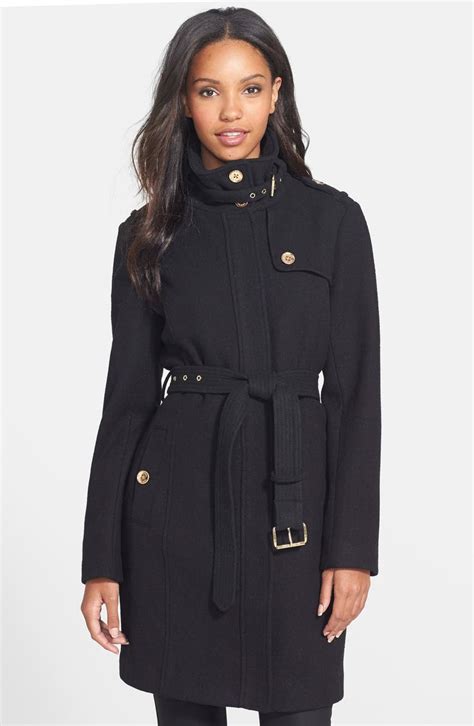 michael kors promo wool blend trench coat|Michael Kors trench coat women.